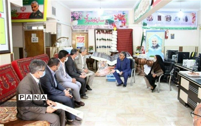 بازدید  از مدارس محل اسکان میهمانان نوروزی