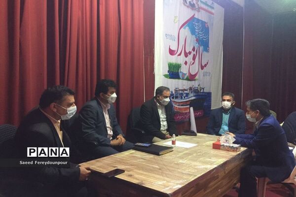 بازدید معاون اداره‌کل ارزیابی عملکرد وزارت آموزش و پرورش از ستاد اسکان شهرستان بوشهر