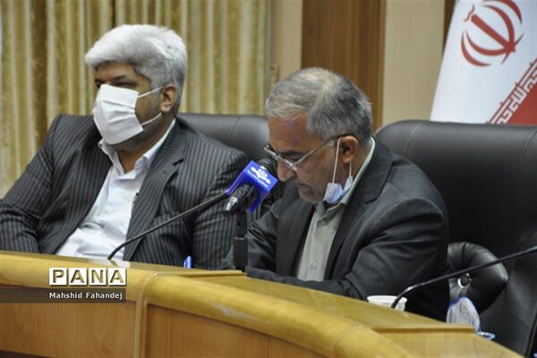 نشست خبری مدیرکل آموزش و پرورش استان فارس و معاون سیاسی، امنیتی و اجتماعی استانداری فارس