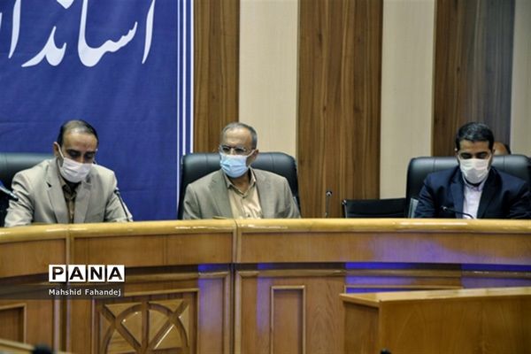 نشست خبری مدیرکل آموزش و پرورش استان فارس و معاون سیاسی، امنیتی و اجتماعی استانداری فارس