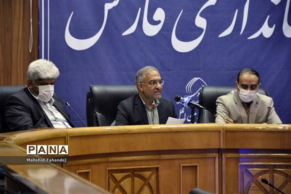 نشست خبری مدیرکل آموزش و پرورش استان فارس و معاون سیاسی، امنیتی و اجتماعی استانداری فارس