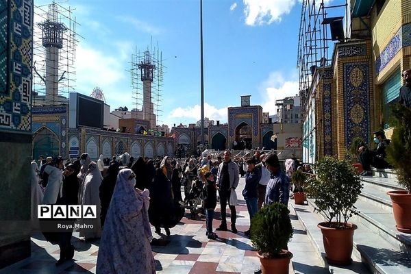 حرم امام‌زاده صالح(ع) در ایام عید نوروز