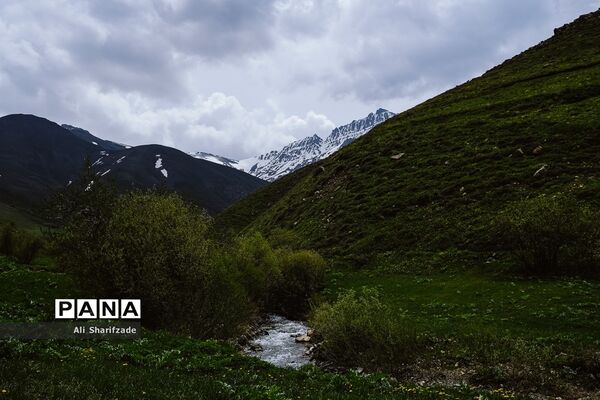 طبیعت زیبای منطقه کوهستانی البرز مرکزی