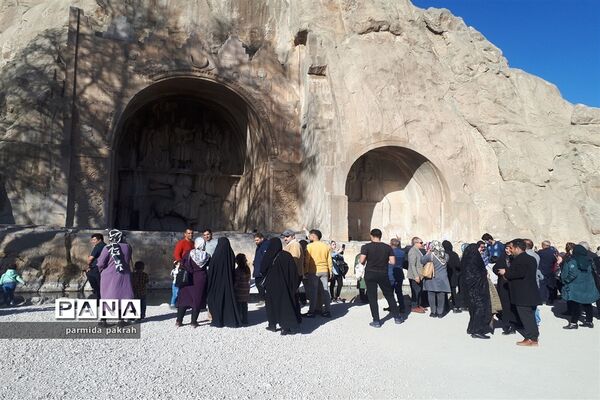طاق بستان کرمانشاه در نوروز 1401