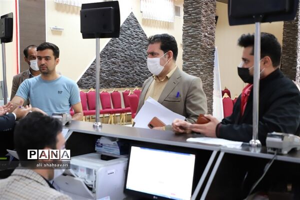 بازدید مسئولان آموزش و پرورش استان کرمانشاه از ستاد اسکان نوروزی فرهنگیان