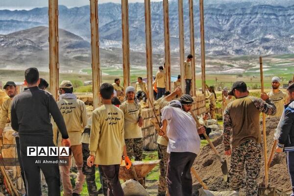 اردوی جهادی دانشجویان بسیجی قم در ایلام