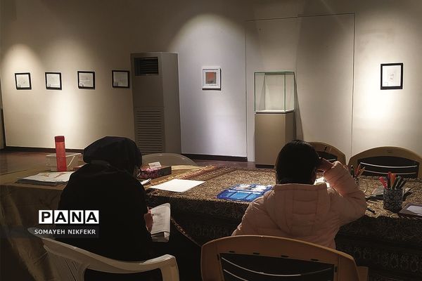 غرفه نقاشی ویژه کودکان در موزه ملی ایران، جهت آشنایی با فرهنگ و تمدن ایران