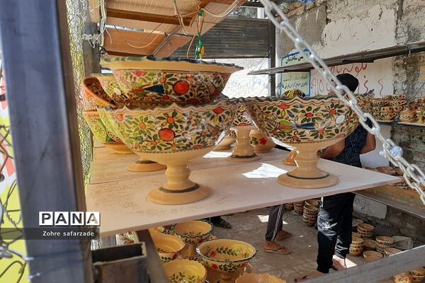 «روستای مِند» یکی از مراکز سفال در ایران‌