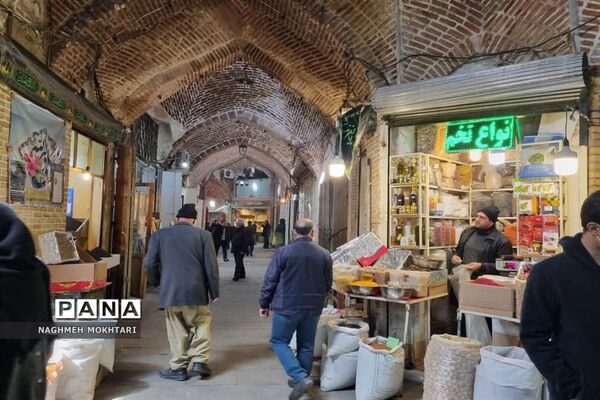 بازار بزرگ تبریز در ایام نوروز