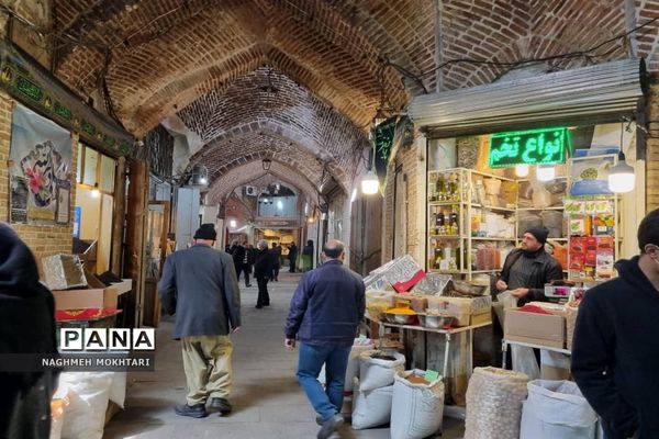 بازار بزرگ تبریز در ایام نوروز