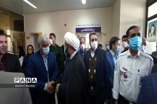 بازدید وزیر بهداشت از بیمارستان خاتم الانبیا خلیل‌آباد