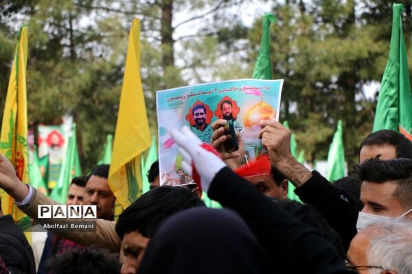 تشییع دو شهید مدافع حرم «زینبیون» در قم