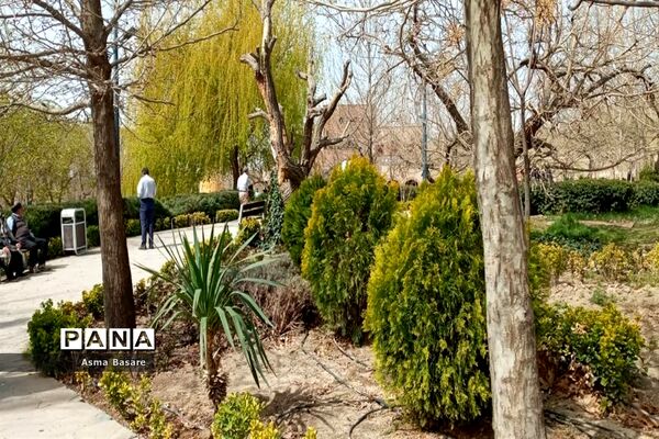 دهکده تفریحی و گردشگری باغستان کرج در روز سیزده فروردین