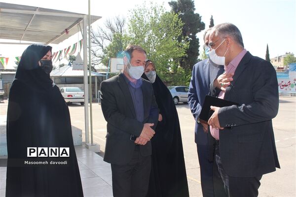 بازدید مدیر کل آموزش پرورش استان فارس از بازگشایی حضوری مدارس