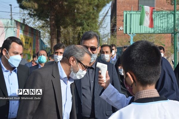 مراسم بازگشایی مدارس در ناحیه یک مشهد