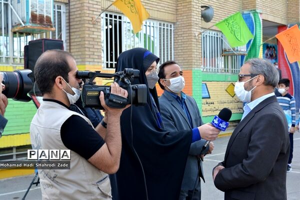 مراسم بازگشایی مدارس در ناحیه یک مشهد