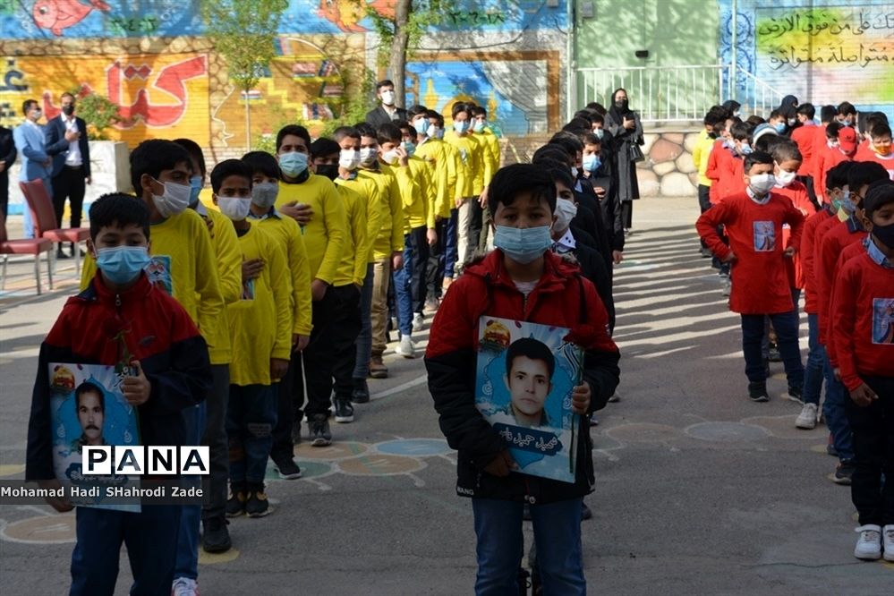 مراسم بازگشایی مدارس در ناحیه یک مشهد
