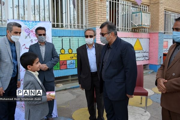 مراسم بازگشایی مدارس در ناحیه یک مشهد
