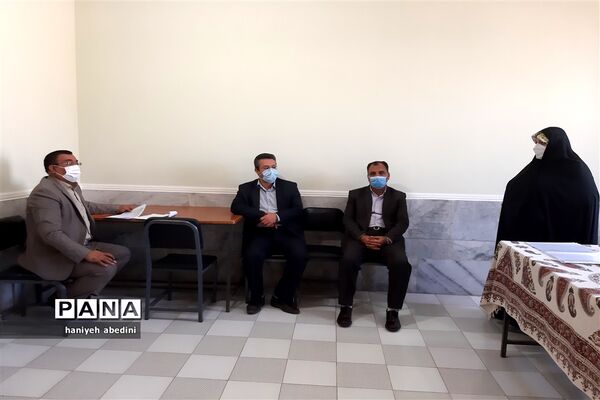 استقبال دانش‌آموزان دبیرستان سروش از بازگشایی حضوری مدارس