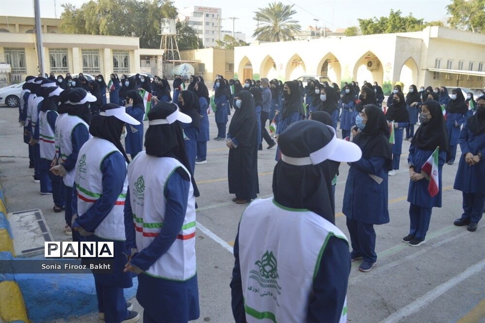 بازگشت به آموزش حضوری دبیرستان‌ام ابیها بوشهر