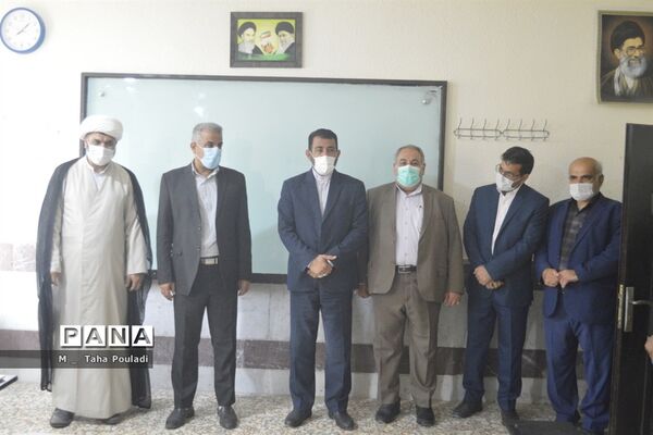 بازگشت به آموزش حضوری در دبیرستان شهید مصطفی خمینی بوشهر