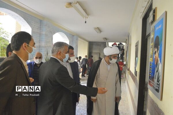 بازگشت به آموزش حضوری در دبیرستان شهید مصطفی خمینی بوشهر