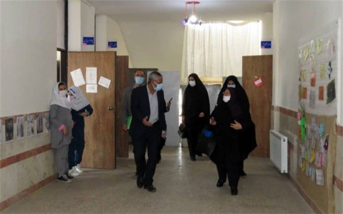 آموزش در مدارس ساوجبلاغ و چهارباغ حضوری شد