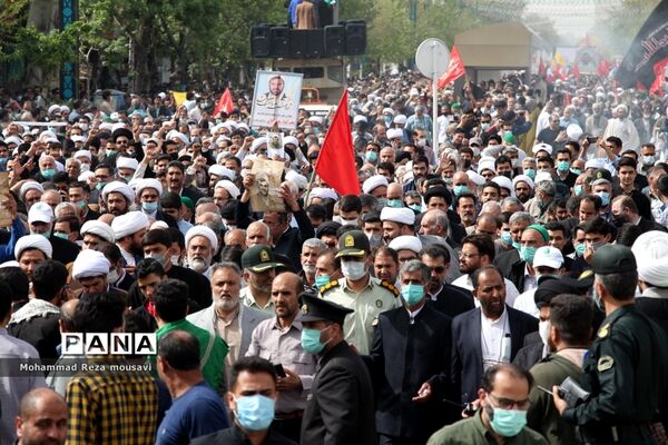 تشییع پیکر شهید محمد اصلانی
