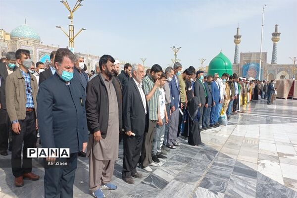 مراسم تشییع پیکر شهید محمد اصلانی در مشهد