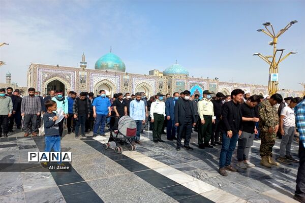 مراسم تشییع پیکر شهید محمد اصلانی در مشهد