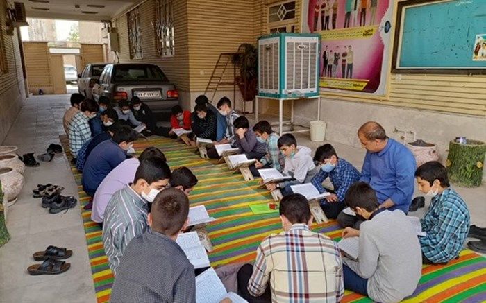 زنگ تفریح‌های قرآنی در دبیرستان سمپاد میری قم