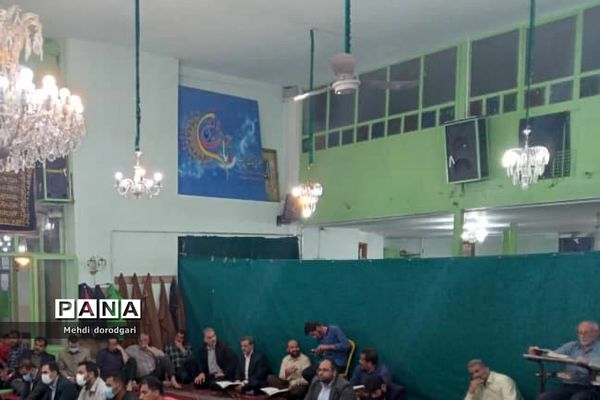 برگزاری محفل انس با قرآن در مسجد صاحب الزمان شهرآبعلی  رودهن