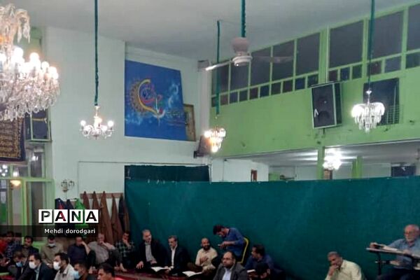 برگزاری محفل انس با قرآن در مسجد صاحب الزمان شهرآبعلی  رودهن