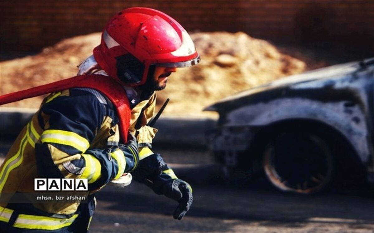 حریق گسترده در محدوده بازار تهران