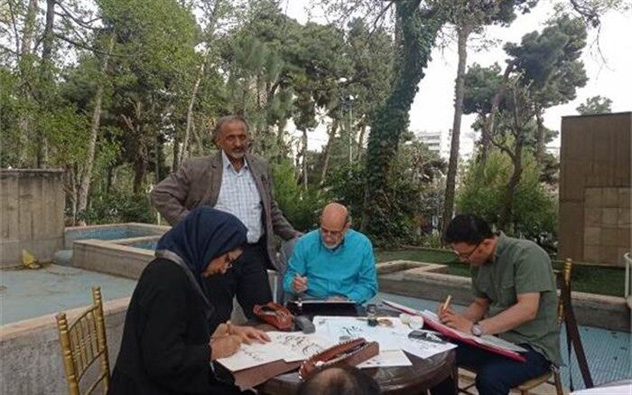برگزاری کارگاه خوشنویسی در فرهنگسرای نیاوران توسط خوشنویسان ملارد