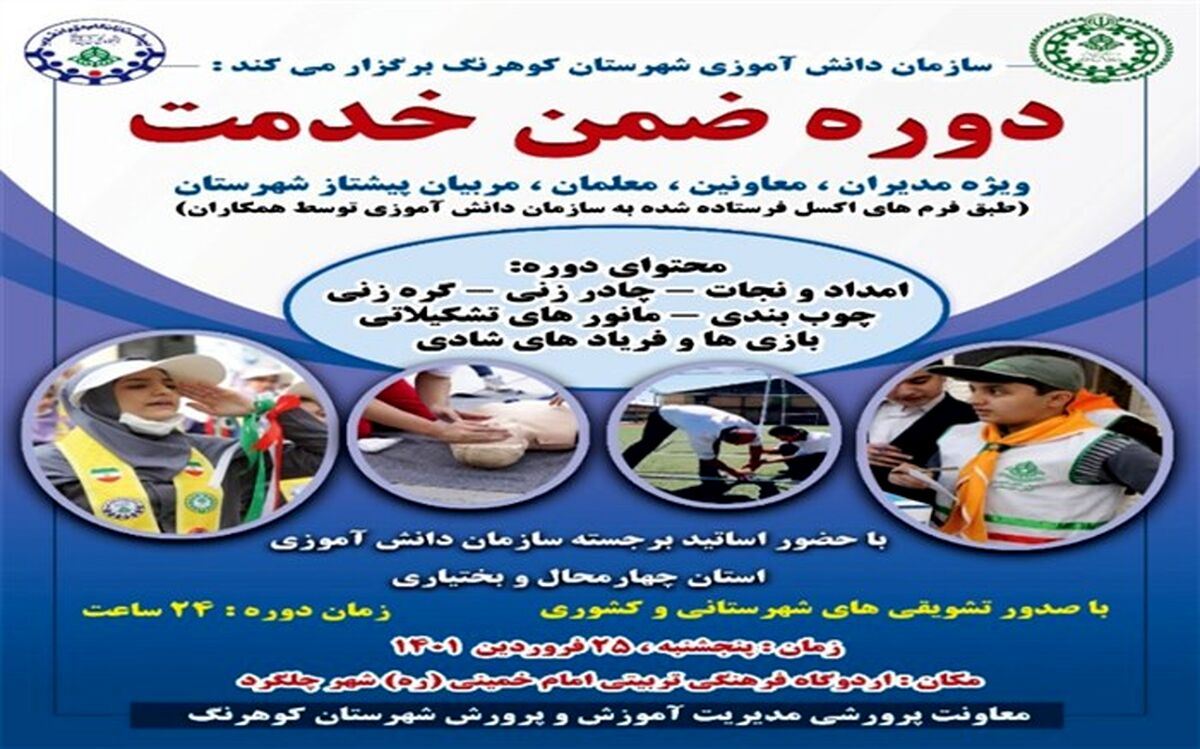 برگزاری دوره ضمن خدمت مربیان پیشتاز