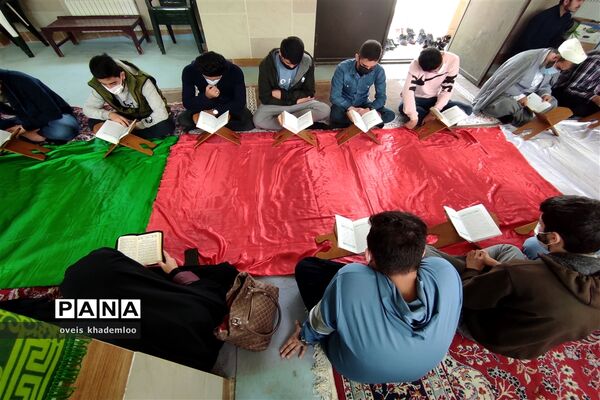 محفل انس با قرآن در دبیرستان شهید باهنر گلوگاه