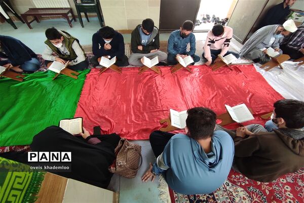 محفل انس با قرآن در دبیرستان شهید باهنر گلوگاه