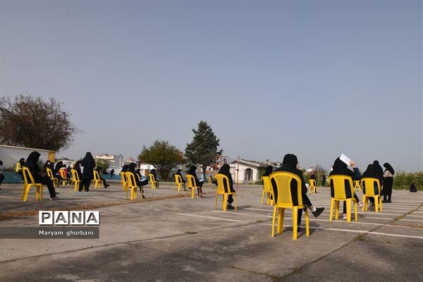 اجرای طرح مطالعه صبحگاهی در دبیرستان سمیه بهنمیر