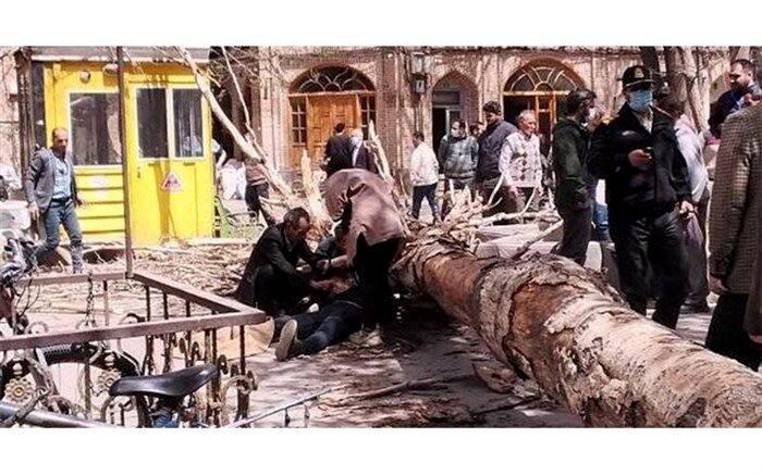 یک کشته و ۶ مصدوم تلفات طوفان در آذربایجان‌شرقی