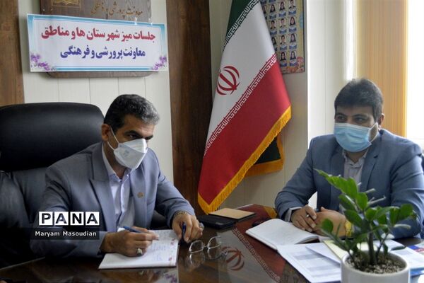 جلسه میز خدمت منطقه آموزش و پرورش دلوار با معاونت پرورشی و فرهنگی