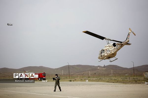 تمرین رژه بالگردی هوانیروز ارتش