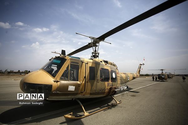 تمرین رژه بالگردی هوانیروز ارتش