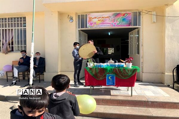 جشن ولادت کریم اهل بیت در مدرسه امام حسن مجتبی علیه السلام رودهن