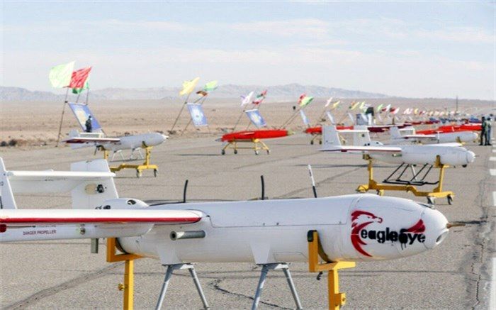 نمایش توانمندی پهپادی و تجهیزات رباتیک نزاجا