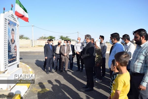 افتتاح آسفالت روستایی  قلعه سوخته شهرستان بوشهر