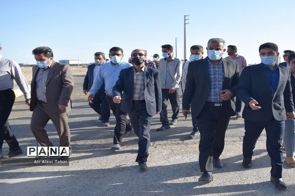 افتتاح آسفالت روستایی  قلعه سوخته شهرستان بوشهر