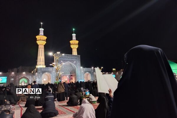 مراسم شب قدر نوزدهم ماه مبارک رمضان در حرم مطهر رضوی