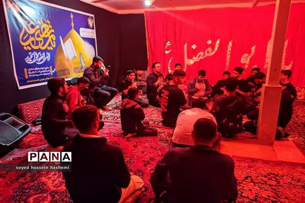 مراسم عزاداری در روستای لمراسک گلوگاه