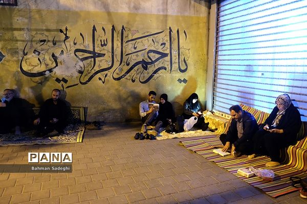 مراسم احیا شب بیست و یکم - خیابان ری